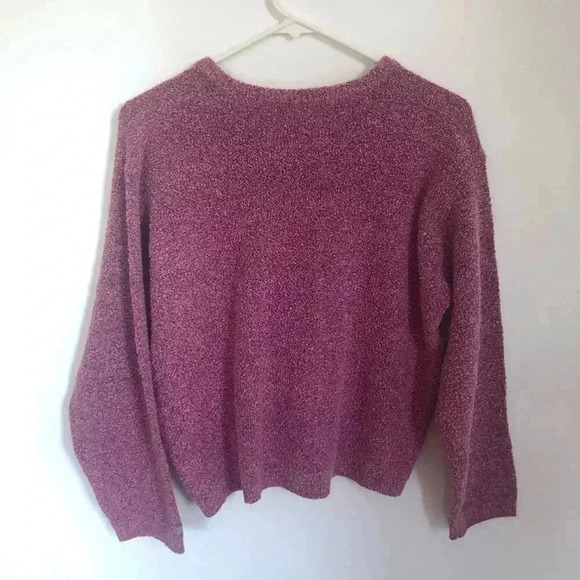 Columbia Pink Knit Sweater Women's Size XL - Picture 3 of 9